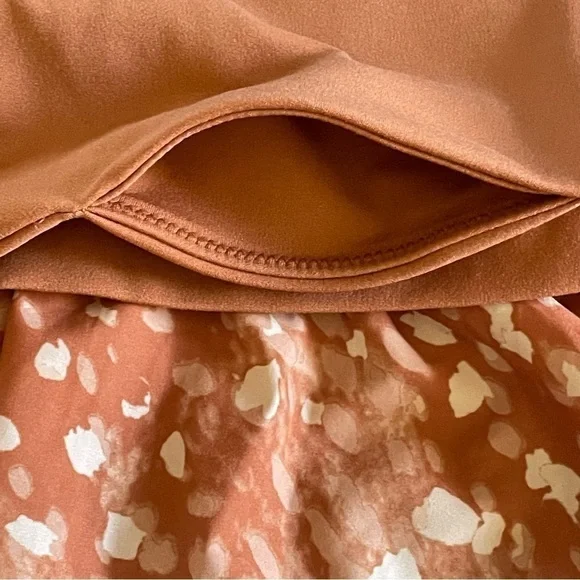 Offline By Aerie Skort M Tennis Golf Pocket On Waistband Burnt Orange - Picture 4 of 8